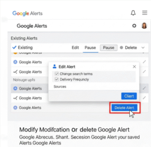 Google Alert Setup.