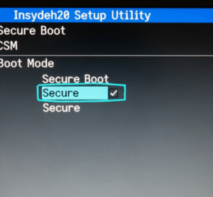 Insydeh20 setup utility