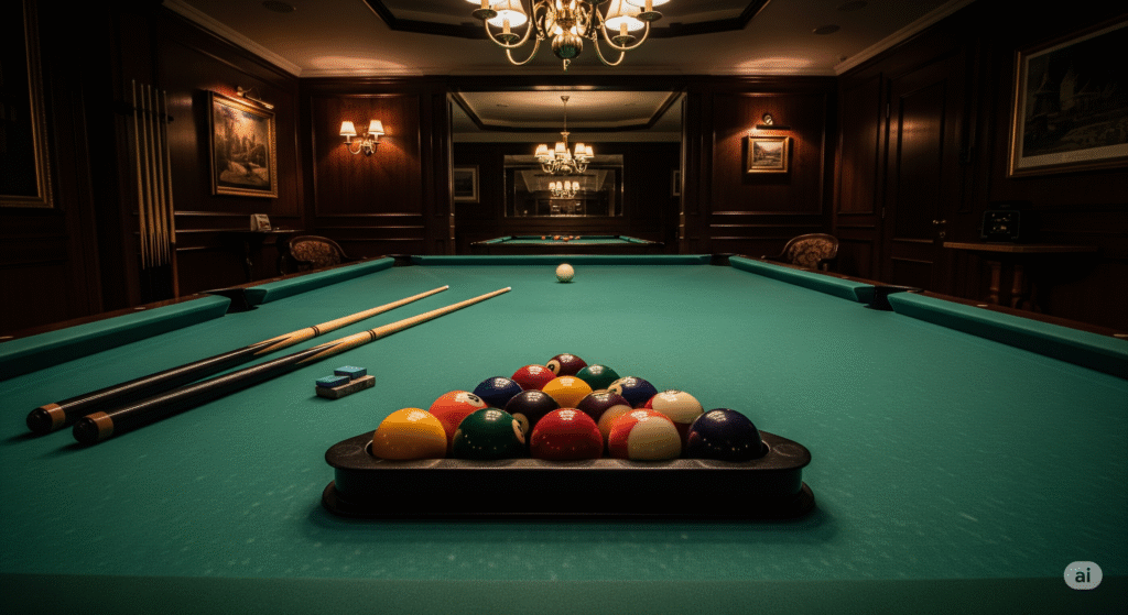 pool table setup