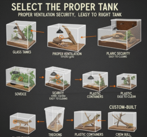 leopard gecko tank setup