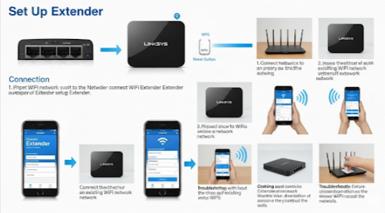setup linksys extender