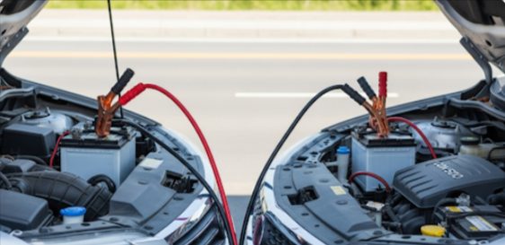 jumper cable setup