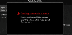 aptio setup utility
