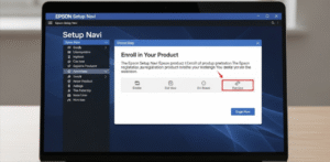 Epson setup navi