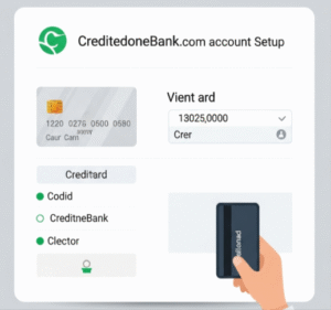 Creditedonebank com account setup