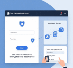 Creditedonebank com account setup